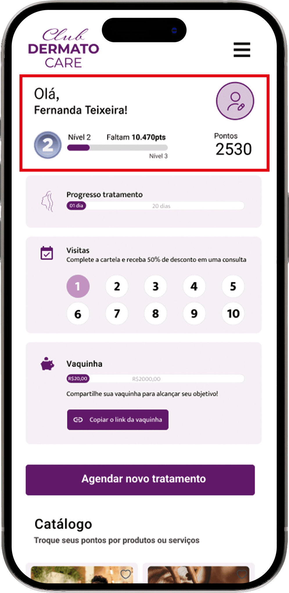 Aplicativo do paciente